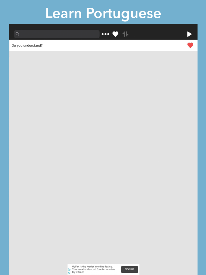 Learn Portuguese - Phrasebook