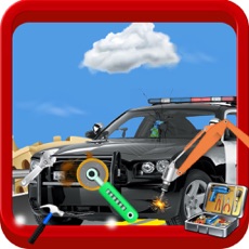 Activities of Police Car Repair Mechanic Garage: Service Station