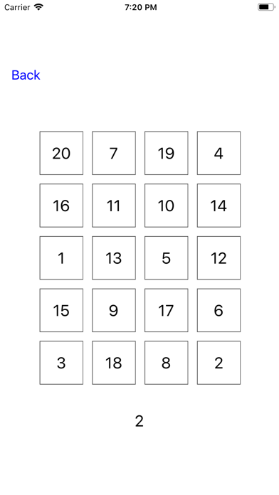 Counting Numbers Screenshot