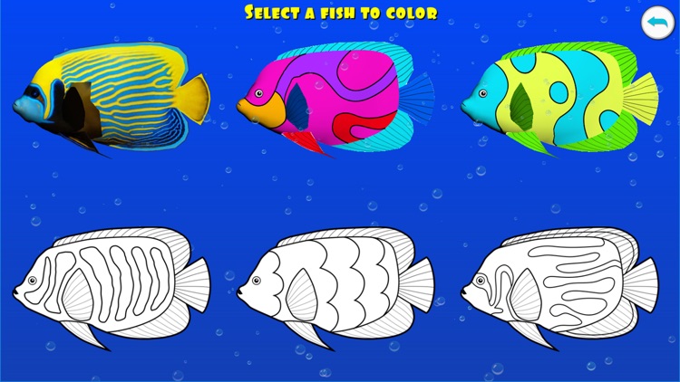 Dancing fishes. 3D Coloring App screenshot-3