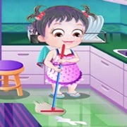 ‎Baby Games House Cleaning