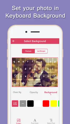 Game screenshot My Photo Background Keyboard apk