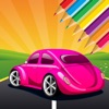 Car Coloring Book - Vehicle drawing for Kids App Icon