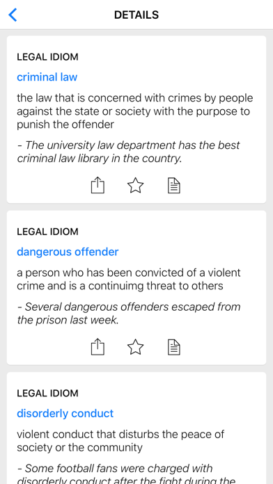 Legal & Business idioms screenshot