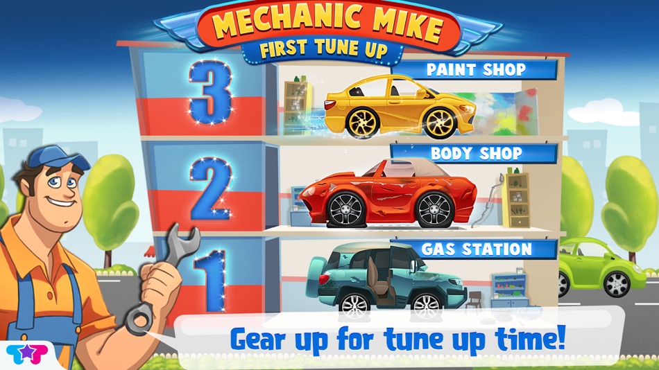 #3. Mechanic Mike - First Tune Up (iOS) 由: Kids Fun Club by TabTale