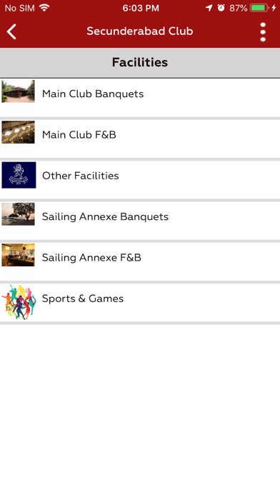 Secunderabad Club Screenshot