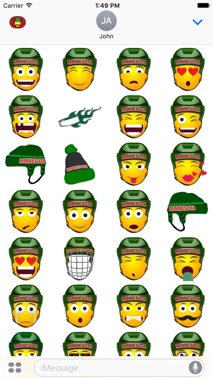 Minnesota Hockey Stickers & Emojis screenshot-3