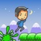 This is a run and jump game