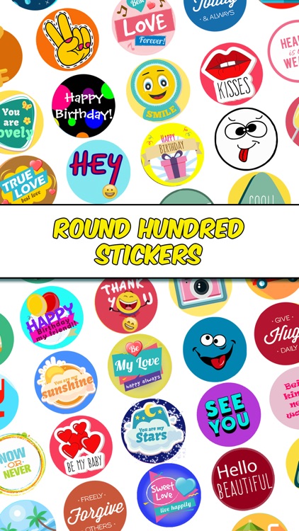 Round Hundred Stickers