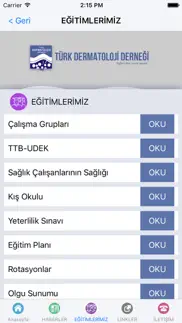 türk dermatoloji derneği iphone screenshot 3