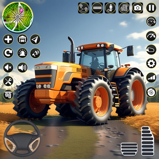 Real Tractor Farming Games Icon