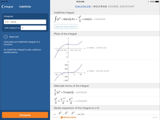 Screenshot #5 pour Wolfram Calculus Course Assistant