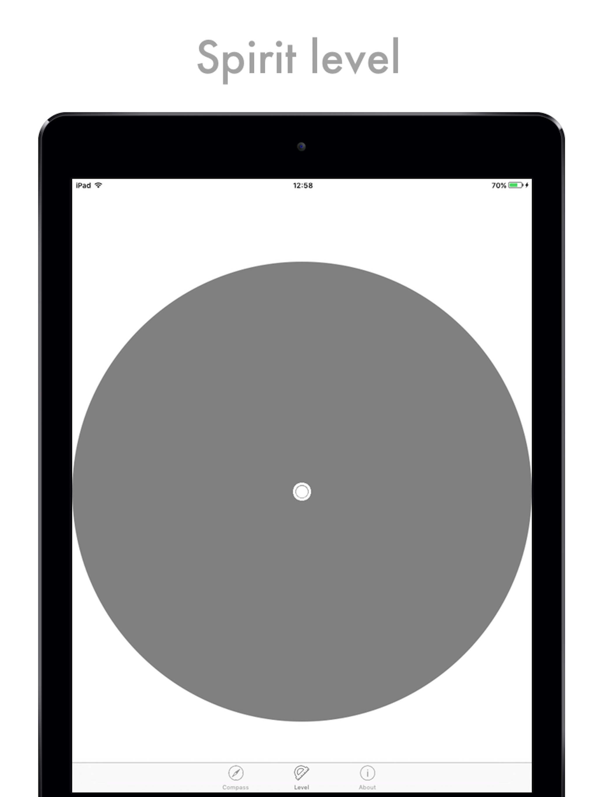 Bubble Level & Compass - both tools in one app