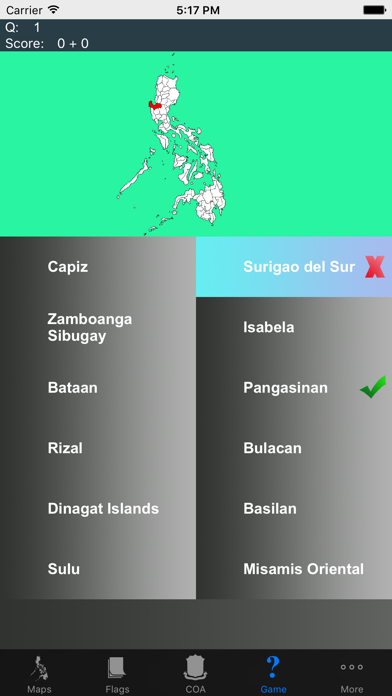 Screenshot #2 pour Philippines Province Maps and Capitals