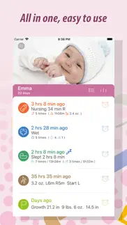 baby tracker pro (newborn log) iphone screenshot 1