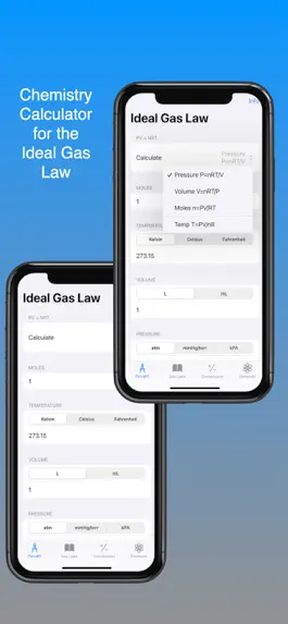 Game screenshot Gas Law Calc apk