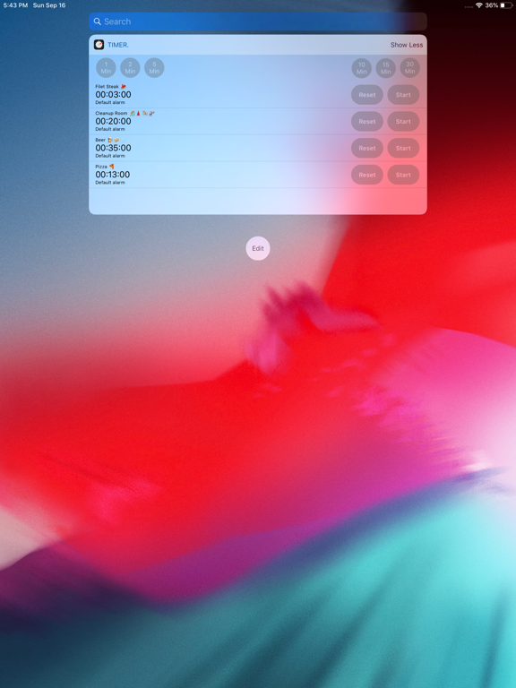 Screenshot #5 pour timer. - Multi Countdown Timer