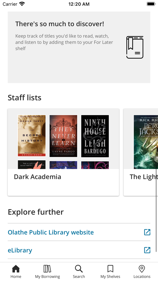 #2. Olathe Public Library (iOS) 由: City of Olathe, Inc.