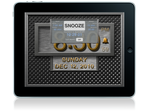 Clock 3D Metal Lite screenshot 2