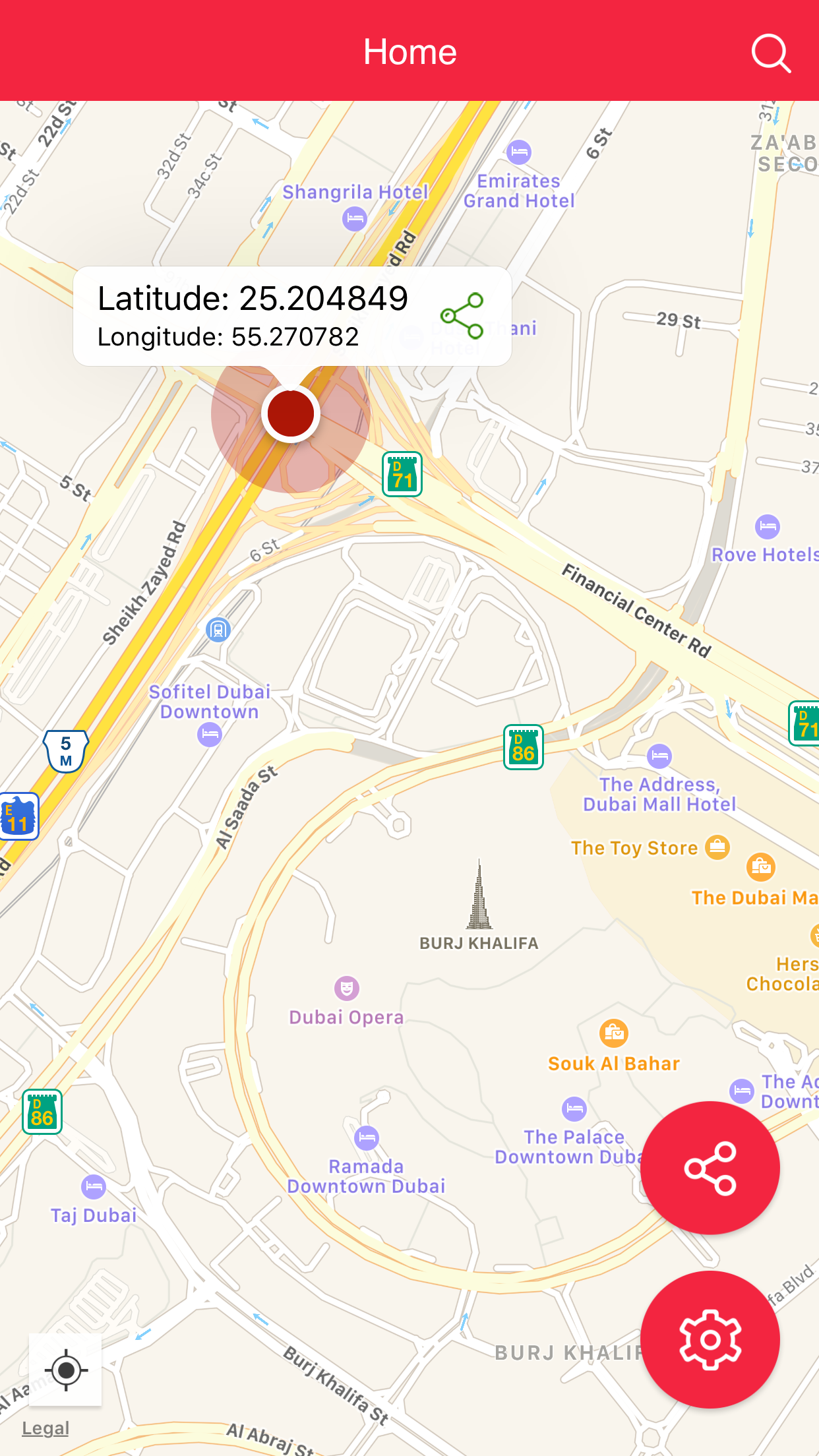 My GPS Coordinates and Share Location screenshot 5