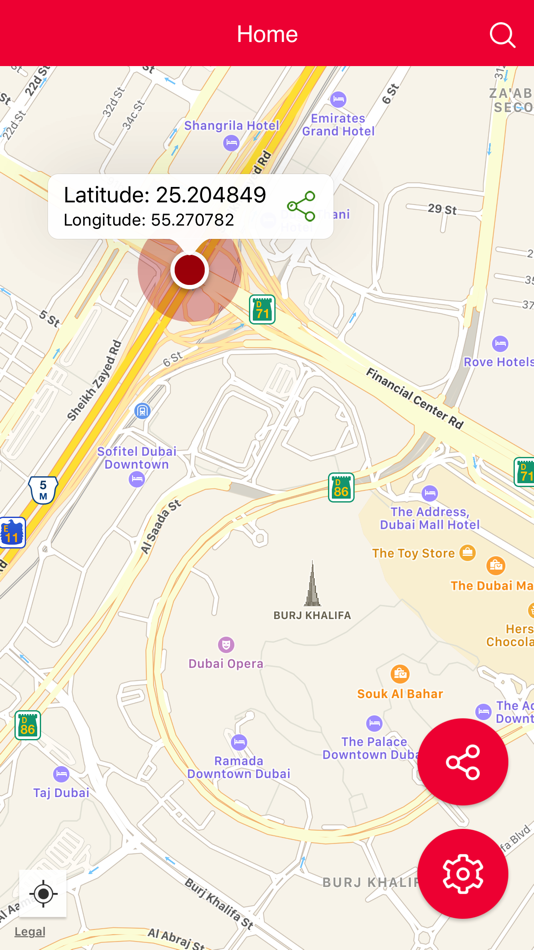 #5. My GPS Coordinates and Share Location (iOS) 由: Bhavik Savaliya