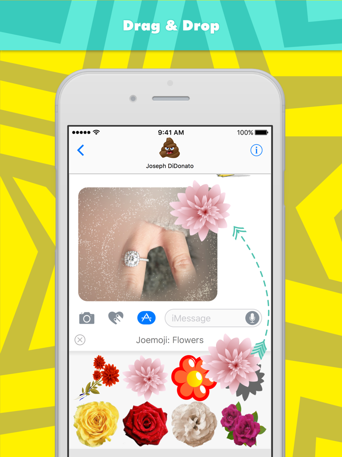 Joemoji Flowers stickers by Joemoji