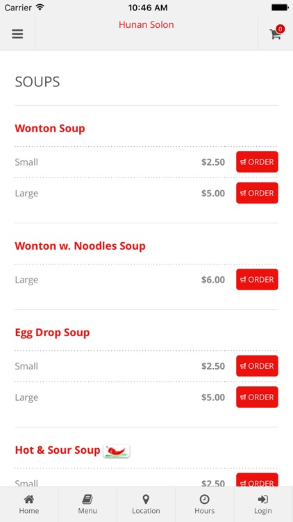 Hunan Solon Online Ordering