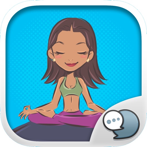 Yoga Up ! Stickers for iMessage By Chatstick