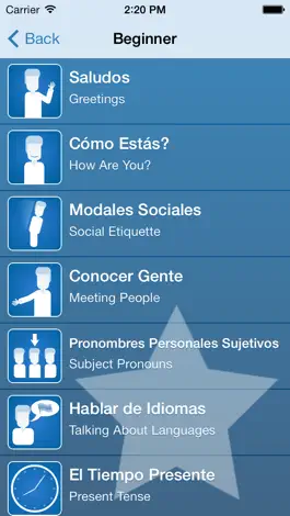 Game screenshot Learn Spanish - Qué Onda apk