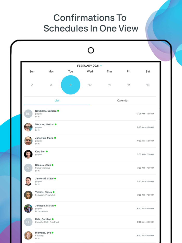 Weave - Text, Call  Schedule