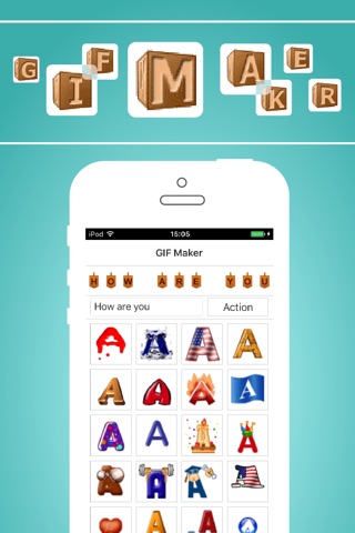 GIF Maker - Animated Alphabets and Moving Letters screenshot 2