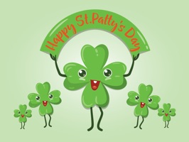 St. Patrick's Day Greetings for iMessage Stickers