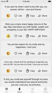 love messages, quotes & wishes iphone screenshot 2