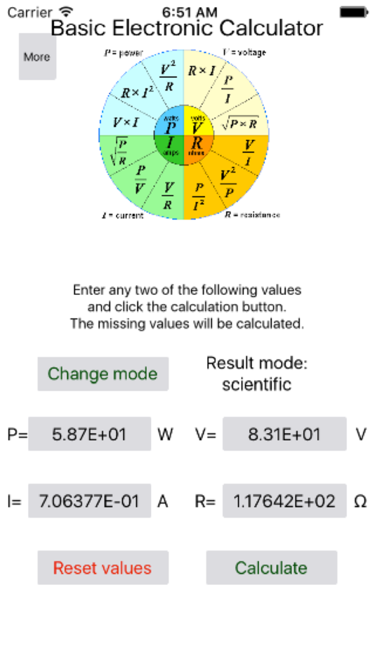 #4. Basic Electronic Calculator (iOS) 由: Gergely Nagy