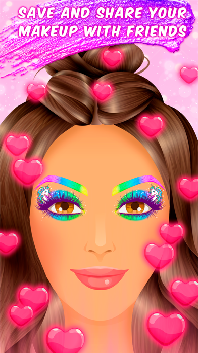 Eye makeup: beauty game Screenshot