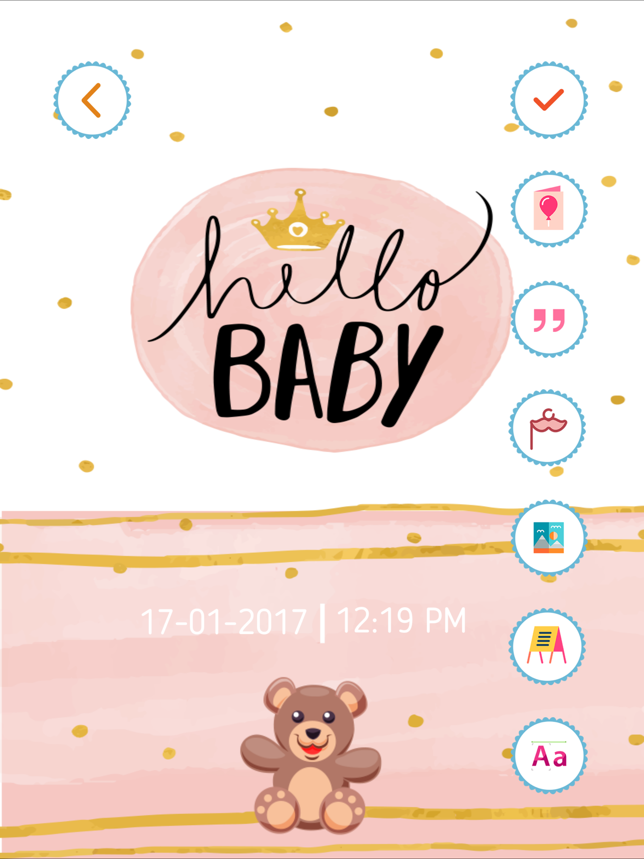 Baby Shower Invitation Cards Maker HD