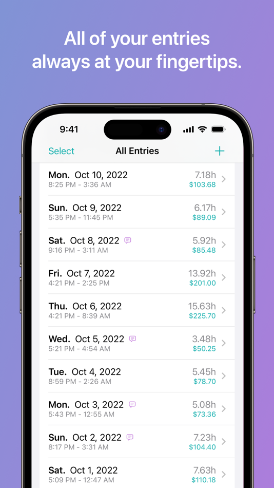 #6. Logger - Time Clock Hours Log (iOS) 게시자: Trent Morris