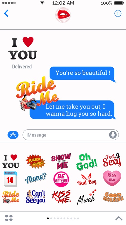 Dirty Texting Stickers