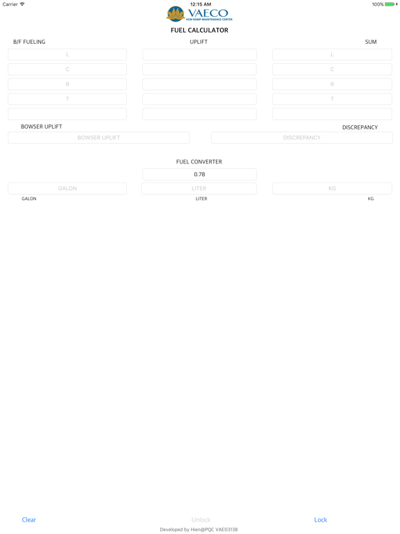 Fuel Calc - HCM RMC app screenshot 2