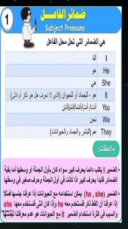 تعلم الانجليزية بالعربية
