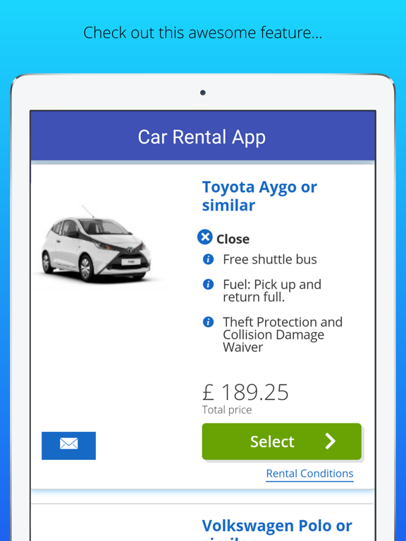 Screenshot #5 pour Car Rentals App