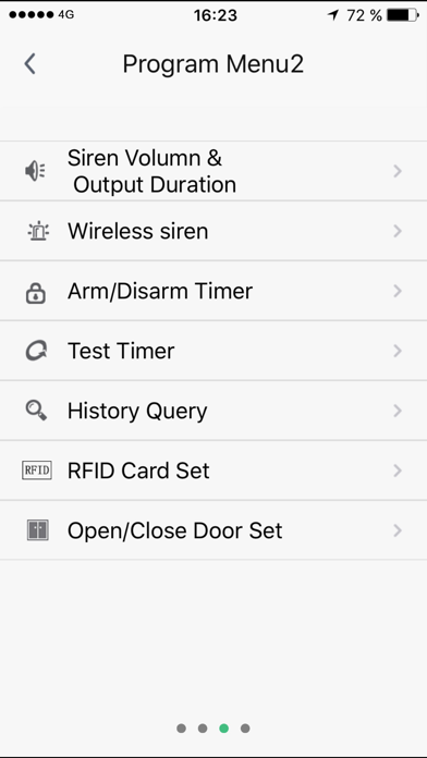 H7 Alarm System screenshot