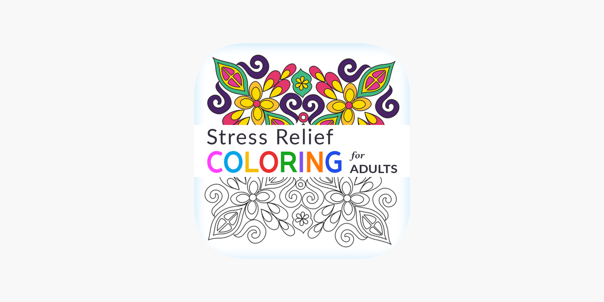 Stress Relief Adult Color Book on the App Store