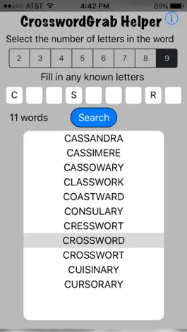 Game screenshot CrosswordGrab Helper hack