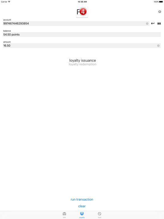 Screenshot #5 pour Gift and Loyalty Terminal