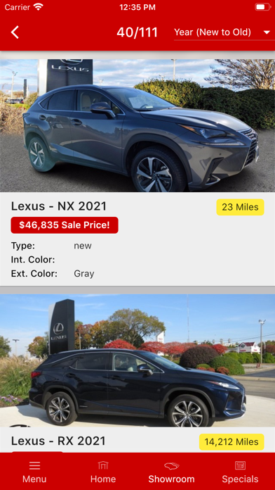 Lexus of Richmond DealerApp Screenshot