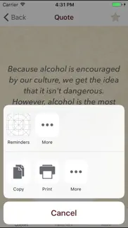 stop drinking quotes iphone screenshot 3