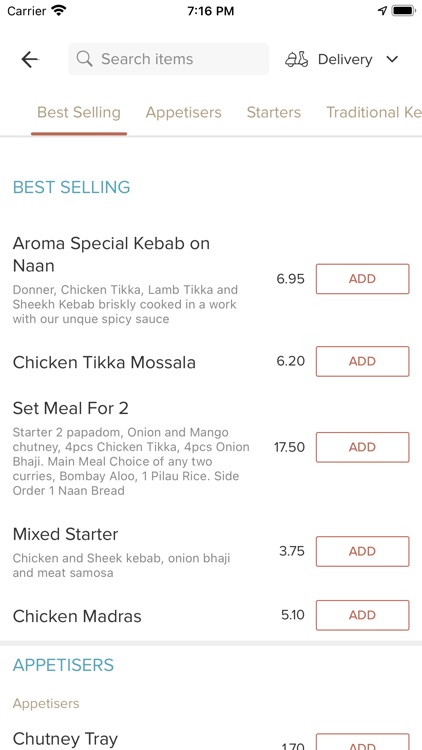 Aroma Indian Takeaway.