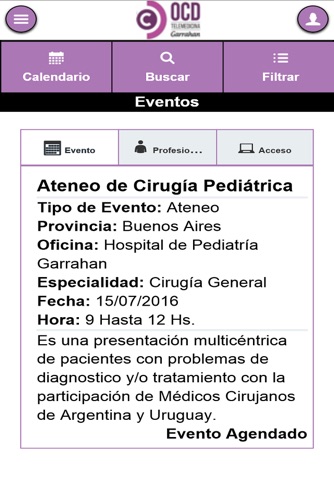 Garrahan Telemedicina screenshot 2