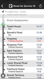 Belfast Bus Tracker screenshot #2 for iPhone